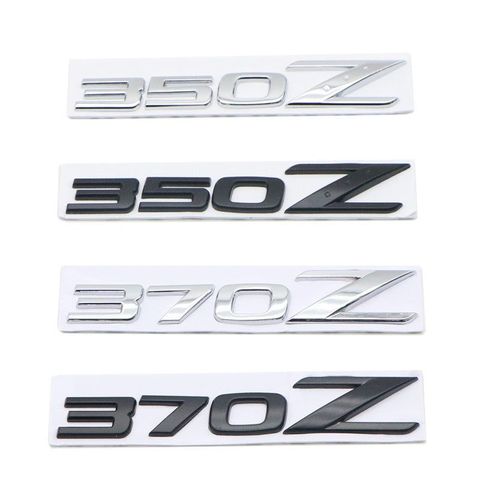 3D Metal Stickers Rear Emblem Badge Decals For Nissan Fairlady Z 350Z 370Z Z3 Z34