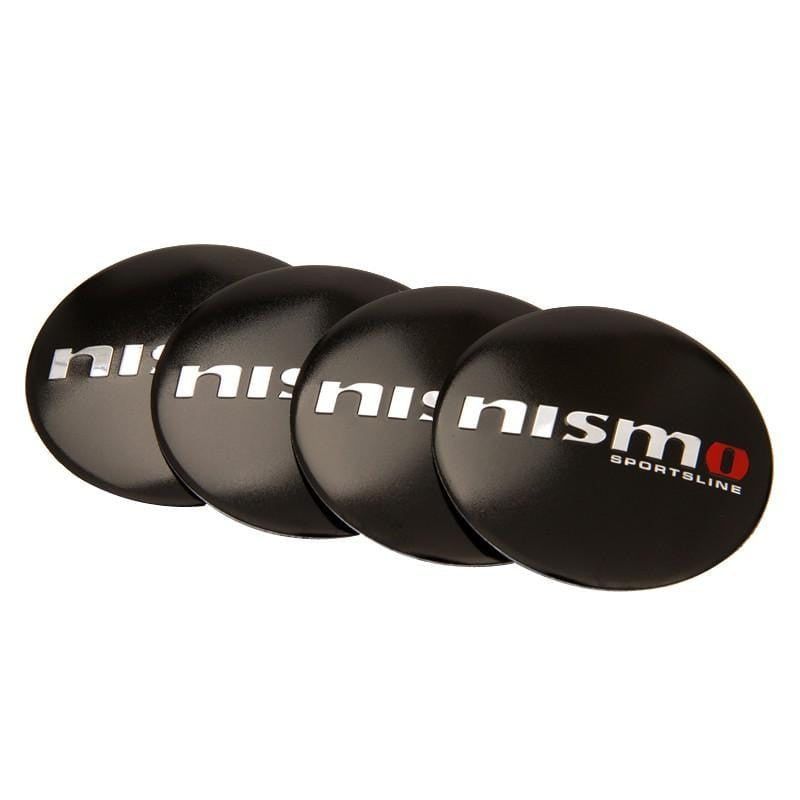 56mm 4PCS Nissan Nismo GTR X-Trail Qashqai tiida Altima sentra Car Wheel Center Hub Cap Sticker Emblem Badge Decal