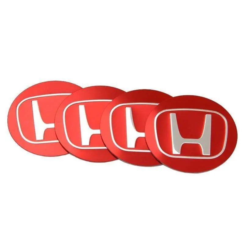 4pcs 56mm Honda Mugen Power Odyssey City Insight Accord Civic CRV Car Wheel Center Hub Cap Sticker Emblem Badge Decal