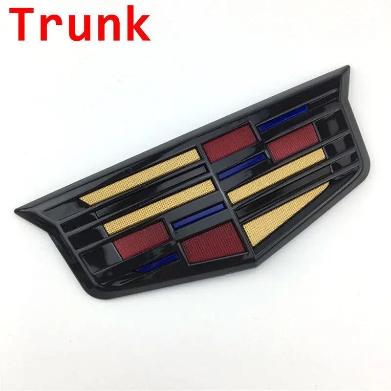 Cadillac Front Grille Emblem Tailgate Trunk Badge Sticker for XTS XT5 XT6 ATSL SRX BLS CT4 CT5 CT6