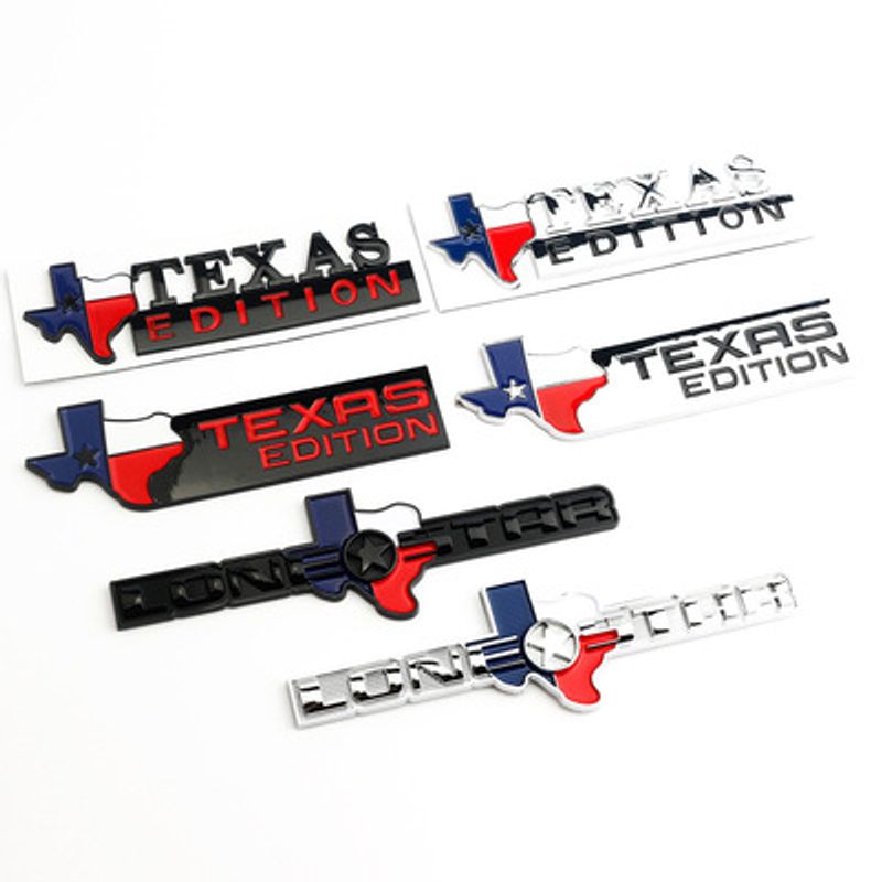 3D MASON Lone Star TEXAS EDITION Sticker Emblem Badge for Cars Motorcycle Decorative