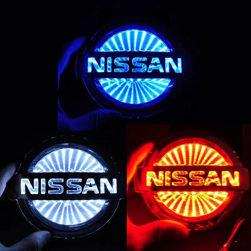 Rear Front Led Emblem For Nissan X-TRAIL XTRAIL T30 T31 T32 Juke Qashqai J10