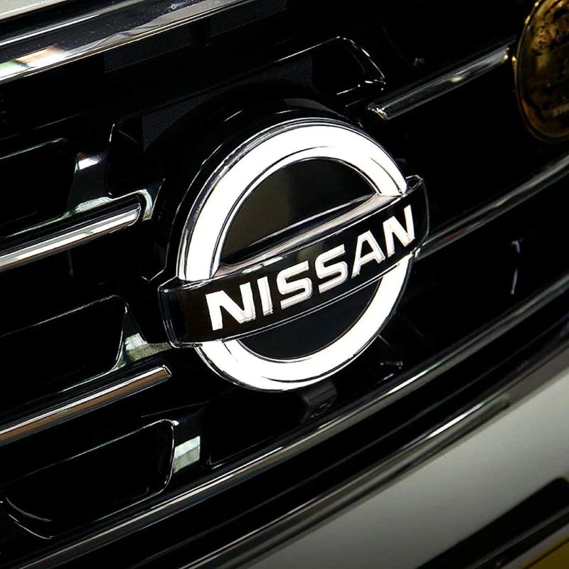 LED Flowing Front Grille Emblem Logo For Nissan Patrol Y62 Armada 2013-2020