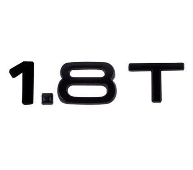 1pcs ABS Glossy Black Rear Tailage Trunk Sticker For Audi A6 C6 C5 A3 A5 Q2 Q3