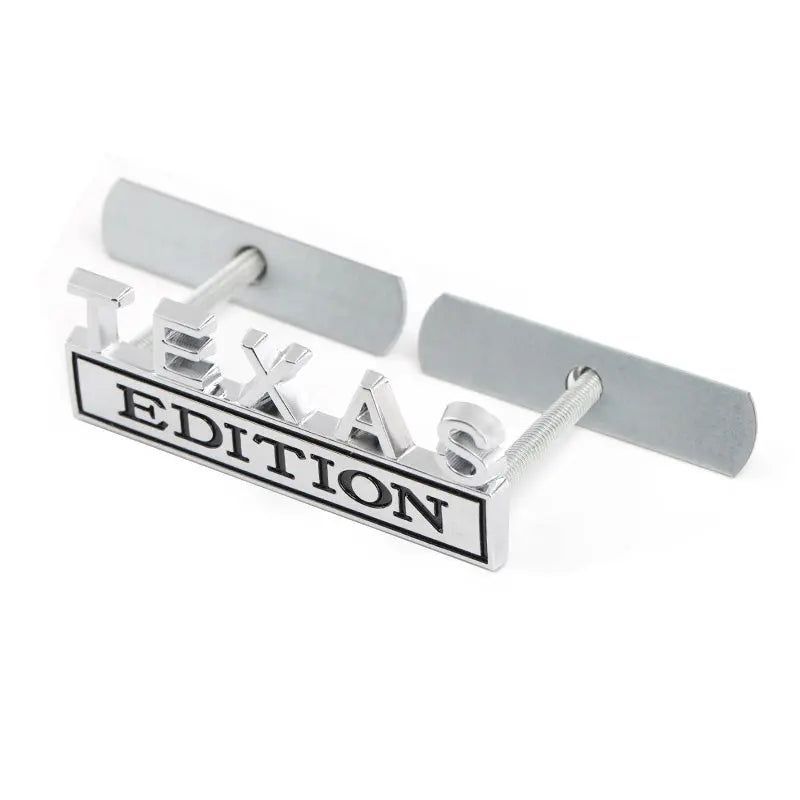 Metal Sticker TEXAS Edition Badge Emblem Front Hood Grille for BMW Nissan Mazda Skoda Lexus