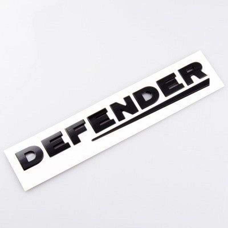 1X ABS Lettering Badge Emblem 90 110 Tailgate Sticker Defender Trunk Decal Land Rover