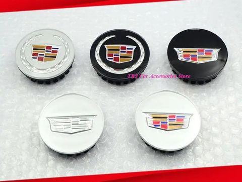 4pcs 67MM Wheel Center Hub Cap Cover Emblem for Cadillac Escalade Deville CTS CT5