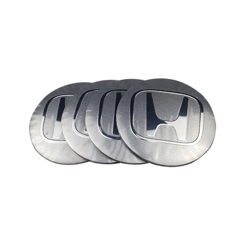 4pcs 56mm Honda Mugen Power Odyssey City Insight Accord Civic CRV Car Wheel Center Hub Cap Sticker Emblem Badge Decal
