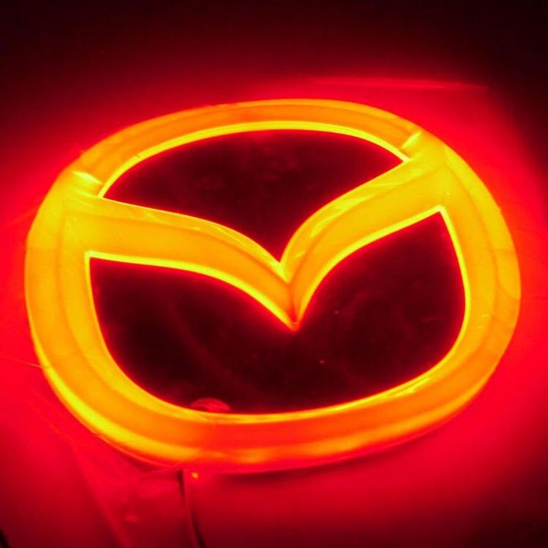 LED Light Rear trunk Badge Stickers Decals for Mazda 2 3 6 RX8 RX7 CX7 8 CX5 MX5 323