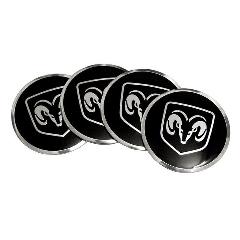 56MM Car Wheel Center Hub Caps Sticker for Dodge Ram 1500 2500 Journey Caliber Charger Challenger Nitro Durango Auto
