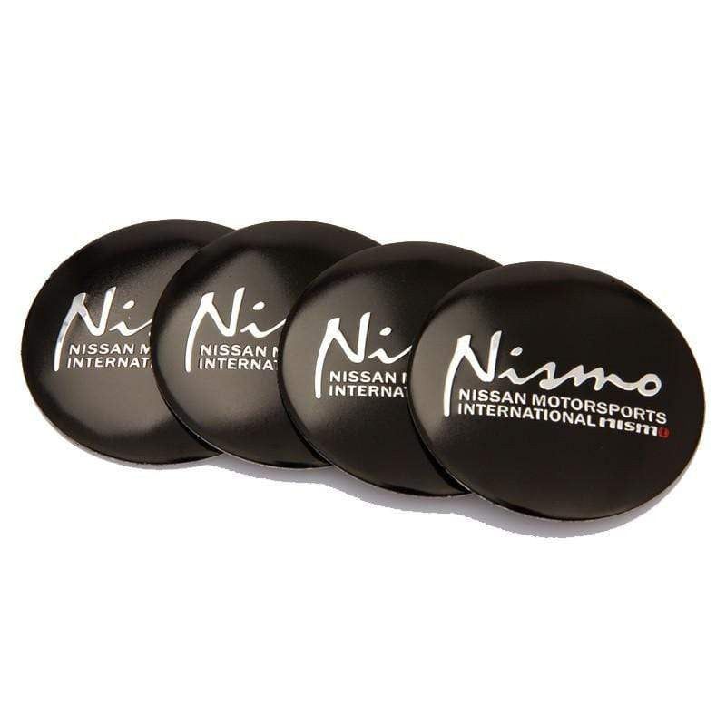 56mm 4PCS Nissan Nismo GTR X-Trail Qashqai tiida Altima sentra Car Wheel Center Hub Cap Sticker Emblem Badge Decal