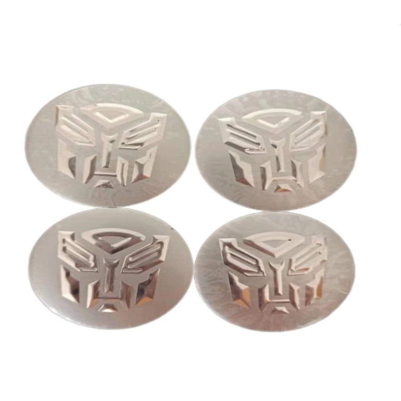 4pcs 56mm Transformers Autobots Decepticons Car Wheel Center Stickers Wheel Center Hub Caps Badge Emblem Decal