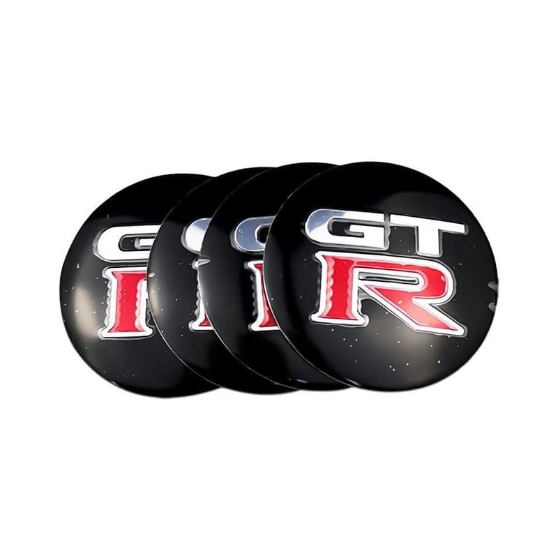 56mm 4PCS Nissan Nismo GTR X-Trail Qashqai tiida Altima sentra Car Wheel Center Hub Cap Sticker Emblem Badge Decal