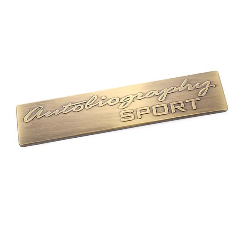 Autobiography Sport Stickers Emblem Hood Grille Badge Badge Decal for Ranger Rover