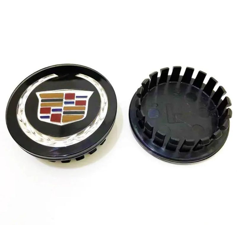 4pcs 67MM Wheel Center Hub Cap Cover Emblem for Cadillac Escalade Deville CTS CT5