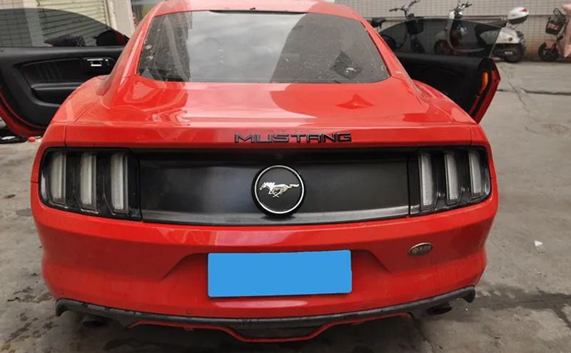 Car Emblem Metal Sticker Rear Trunk Badge Decals for Ford Mustang Shelby GT 350