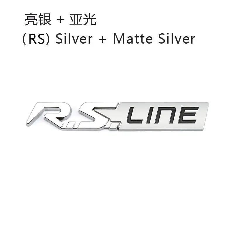 Sticker Emblem Badge Decal for Renault RS Line Clio Megane Scenic laguna Logan