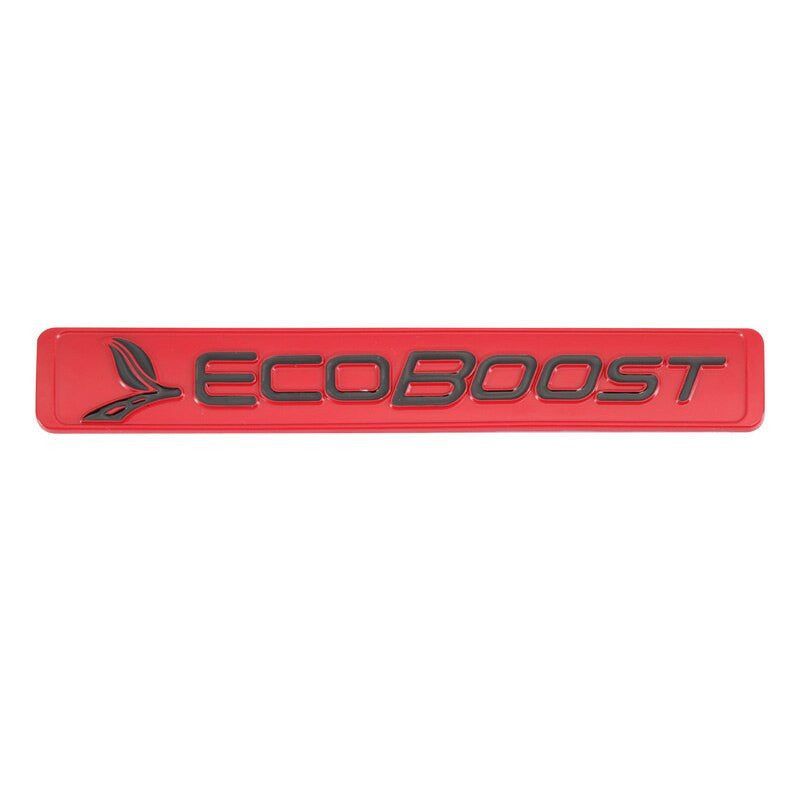 Metal Ecoboost Sticker Emblem Badge Decal for Ford Focus 2 3 4 Fiesta Kuga Escape Mondeo Edge