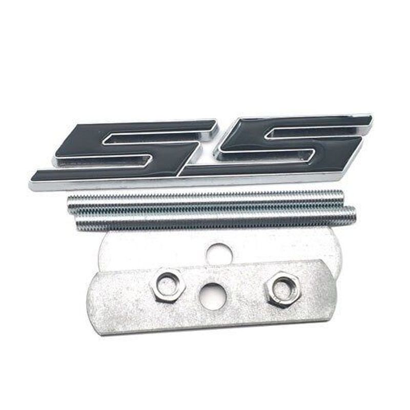 1x 3D Chrome SS Emblem Front Grill Badge For Chevrolet Camaro
