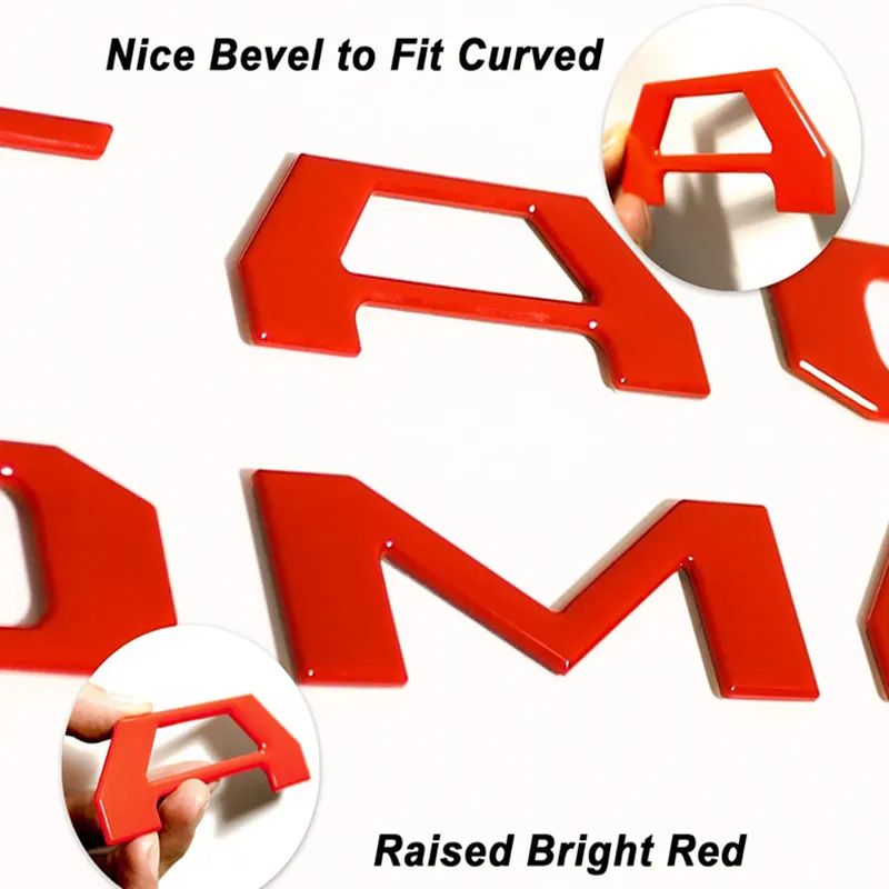 For Toyota Tacoma 2016-2020 Tailgate 3D Letter Cover Emblem Badge