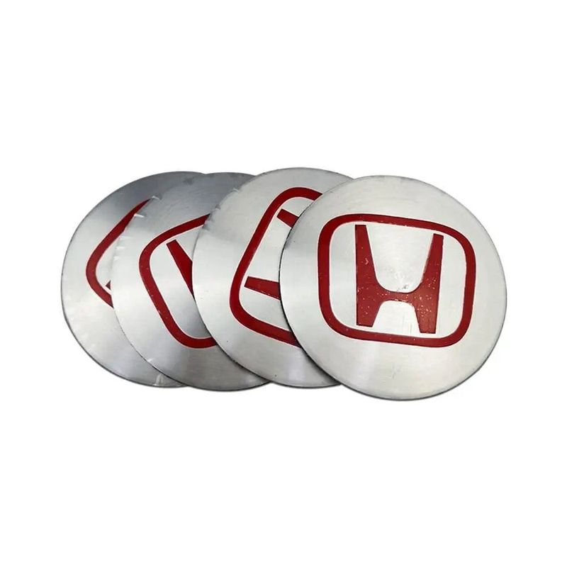 4pcs 56mm Honda Mugen Power Odyssey City Insight Accord Civic CRV Car Wheel Center Hub Cap Sticker Emblem Badge Decal