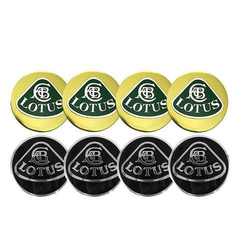 4pcs 56.5mm Lotus Logo Car Wheel Center Hub Cap Sticker Auto Tire Emblem Badge Decal