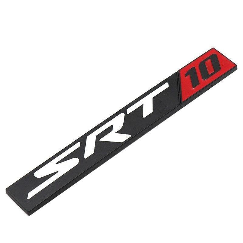 Metal Car Body Decoration for SRT8 SRT6 Logo Car Rear Side Sticker for Dodge Charger Challenger Caliber Jcuv Ram Journey