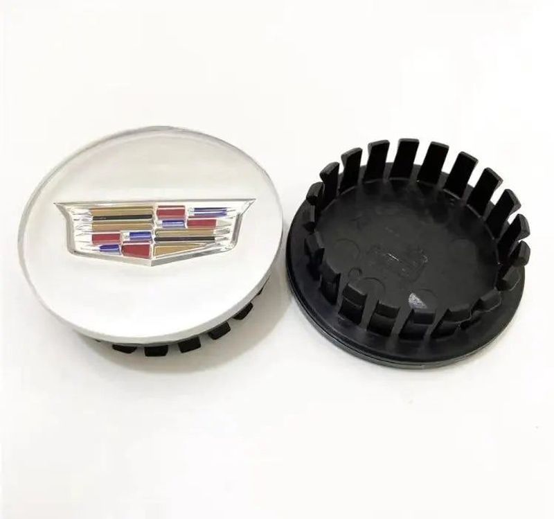 4pcs 67MM Wheel Center Hub Cap Cover Emblem for Cadillac Escalade Deville CTS CT5