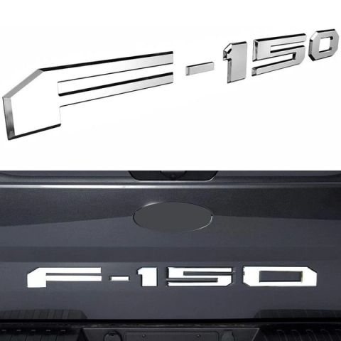 F150 Rear Trunk Tailgate Inserts Letters 3D Emblem Badge For Ford 2021