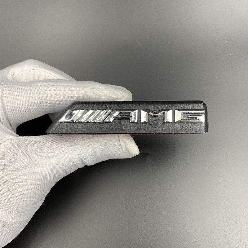 Car Sticker Emblem Front Grille Badge For Mercedes Benz AMG A B C E Class W176 W246 W203 W204 W205