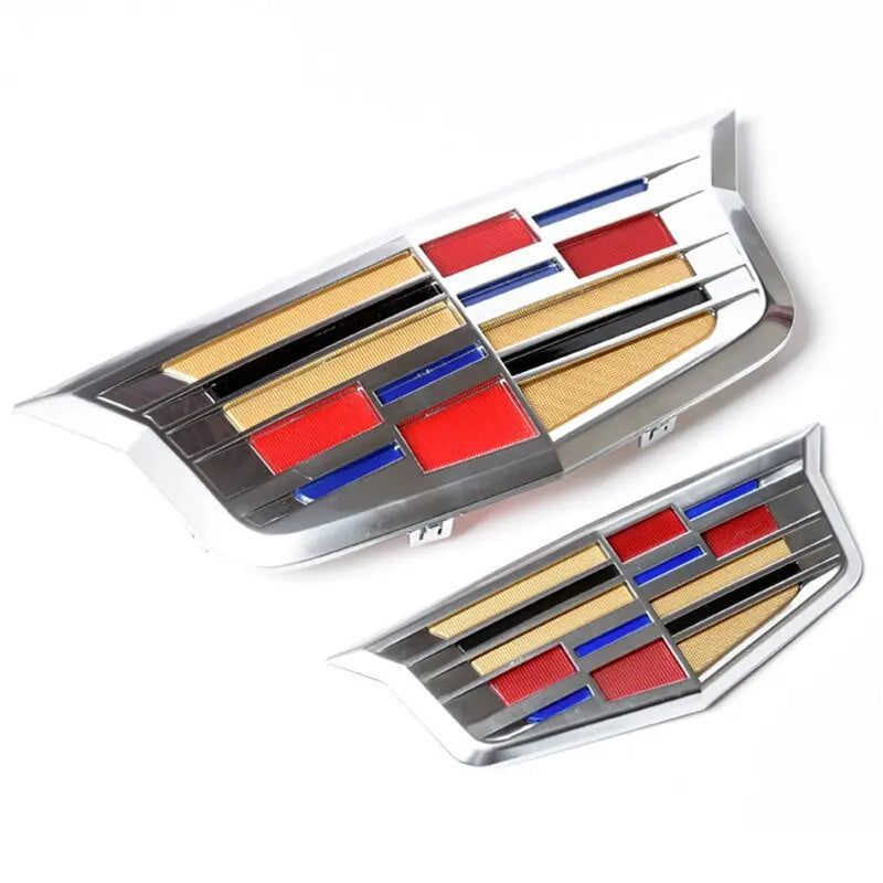 Cadillac Front Grille Emblem Tailgate Trunk Badge Sticker for XTS XT5 XT6 ATSL SRX BLS CT4 CT5 CT6