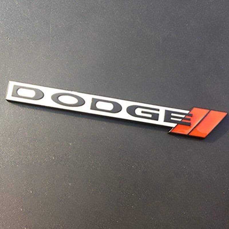 3D Metal Car Styling Front Grille Emblem Sticker for Dodge Charger Challenger Ram Viper Jcuv Caravan Durango SRT Auto