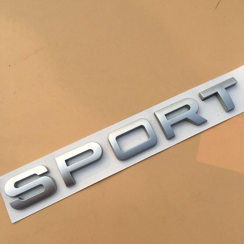 SPORT Emblem for Land Range Rover SV Autobiography Discovery HSE Luxury SCV6 SDV6 SDV8 Si4 Bar Badge Car Styling Trunk