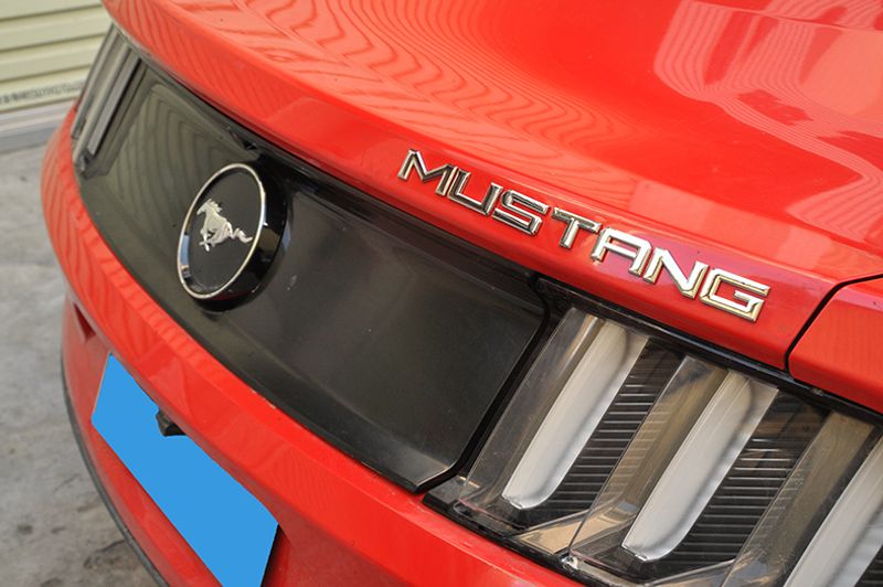 Car Emblem Metal Sticker Rear Trunk Badge Decals for Ford Mustang Shelby GT 350