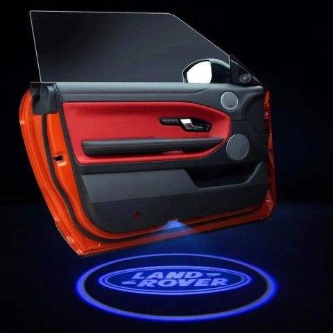 2X Logo Door Courtesy Welcome Light Kit Ghost Shadow Light for Land Rover GP Xtreme