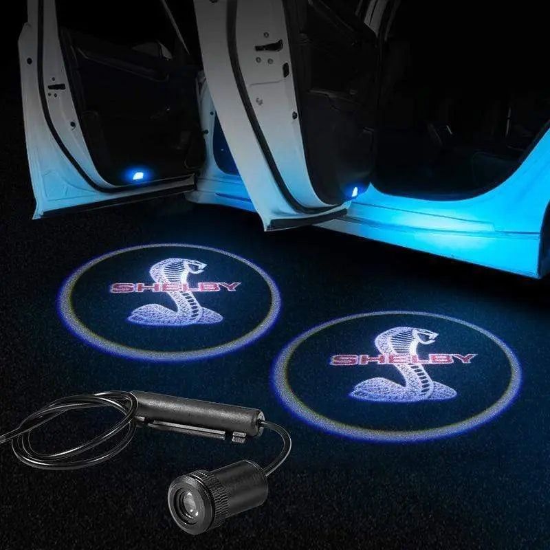 2pcs Door Logo Light LED Laser Projector Step Courtesy Welcome Ghost FOR FORD