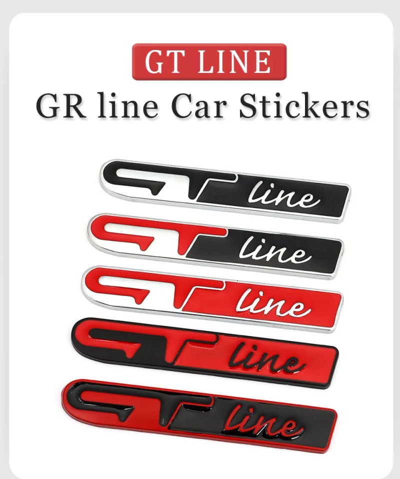 GT line Sport stickers for KIA Peugeot Renault Clio Grandtour Megane Forte Optima