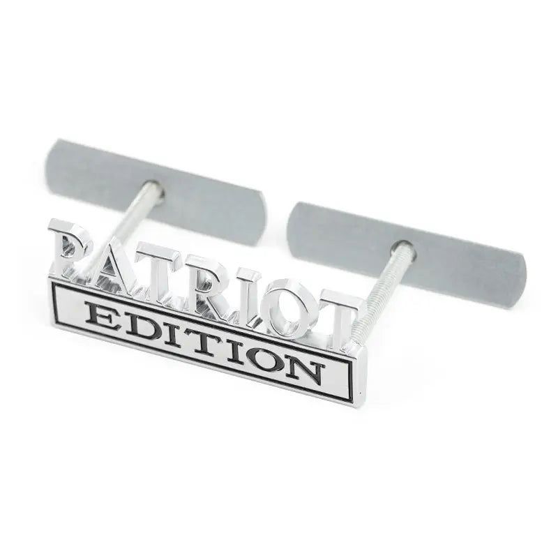 Metal Car Sticker PATRIOT Edition Badge Emblem Front Hood Grille for BMW Subaru Mazda