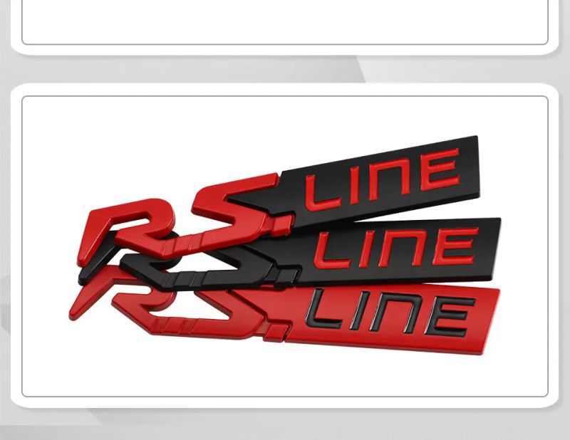 Sticker Emblem Badge Decal for Renault RS Line Clio Megane Scenic laguna Logan