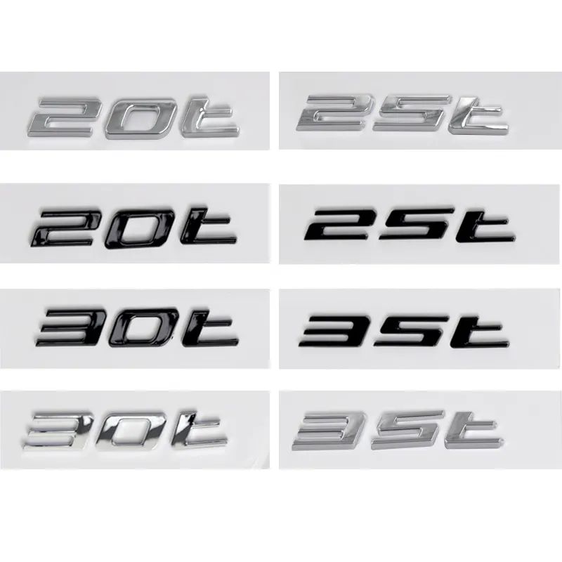 20T 25T 30T 35T Emblem Sticker for Jaguar XF XJ X350 S-Type X260 XE X Type F Pace