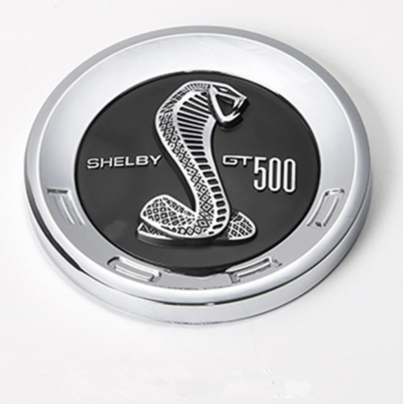 1pcs High quality Black Snake Emblem Badge stickers Car Covers for Mustang Shelby GT500