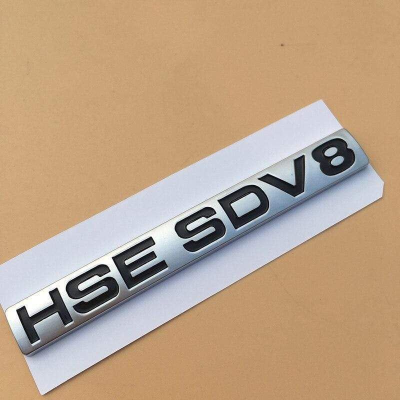SPORT Emblem for Land Range Rover SV Autobiography Discovery HSE Luxury SCV6 SDV6 SDV8 Si4 Bar Badge Car Styling Trunk