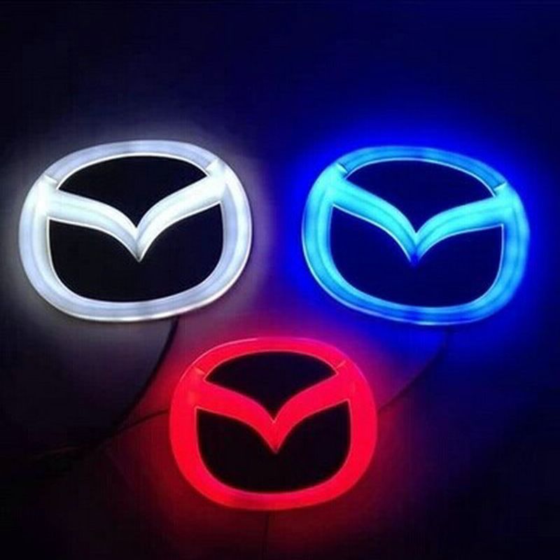 LED Light Rear trunk Badge Stickers Decals for Mazda 2 3 6 RX8 RX7 CX7 8 CX5 MX5 323