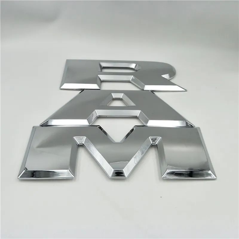 Tailgate 3D RAM For 2014&UP Ram 1500 2500 3500 Tailgate Letters Emblem Decal ABS Inserts