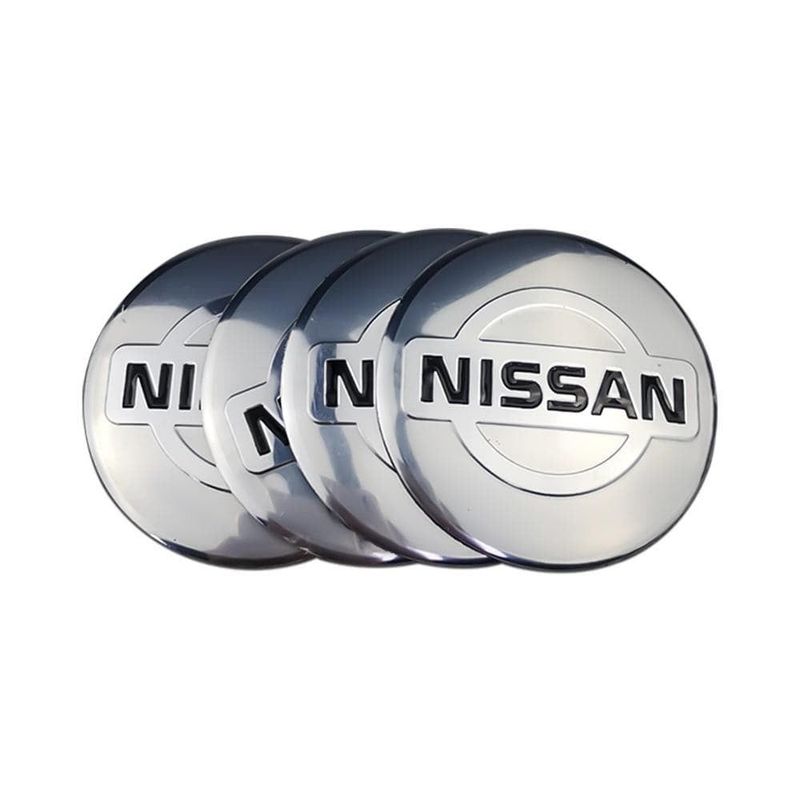 56mm 4PCS Nissan Nismo GTR X-Trail Qashqai tiida Altima sentra Car Wheel Center Hub Cap Sticker Emblem Badge Decal