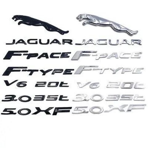 Letter Rear Trunk Emblem Badge Decals for Jaguar E-PACE F-PACE F-TYPE