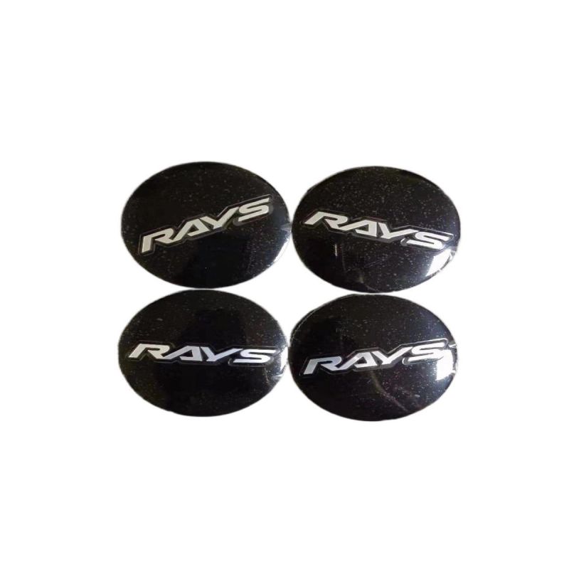 56mm 4PCS RAYS VOLK Racing Car Wheel Center Hub Cap Sticker Emblem Badge Decal