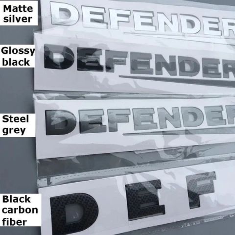 Land Rover DEFENDER Refitting Front Hood Lower Trunk Sticker Emblem