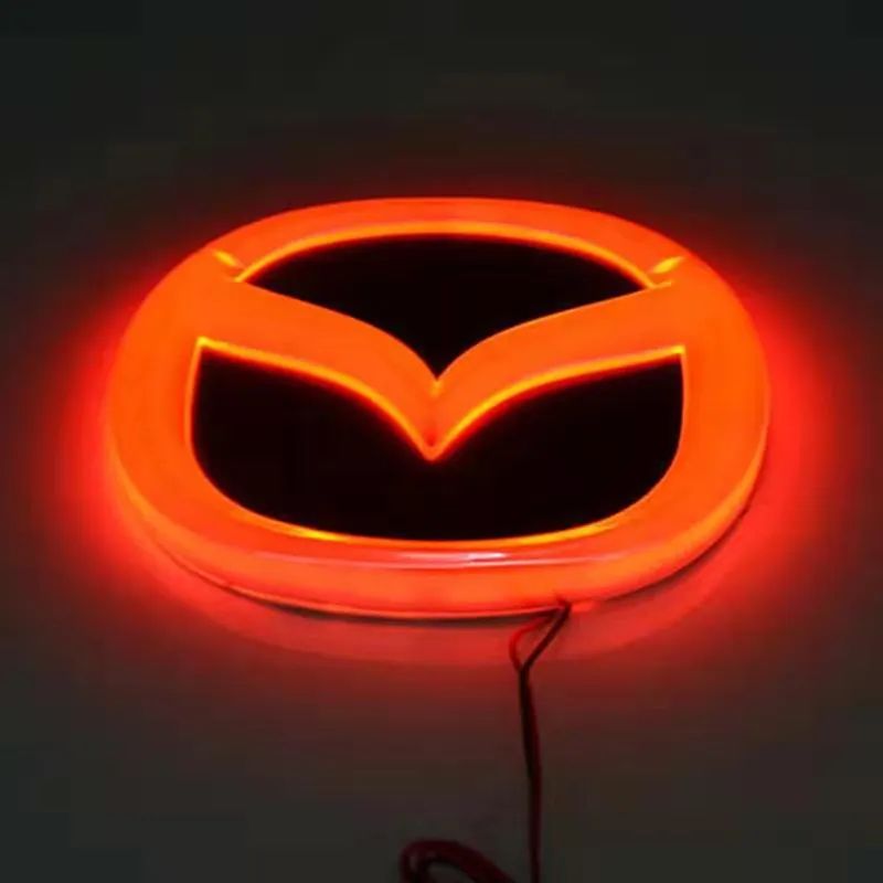 LED Light Rear trunk Badge Stickers Decals for Mazda 2 3 6 RX8 RX7 CX7 8 CX5 MX5 323