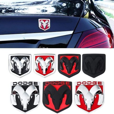 3d Ram Metal Badge Sticker for Dodge RAM 1500 2500 3500 Challenger Charger Durango Nitro Journey Caliber Car Exterior